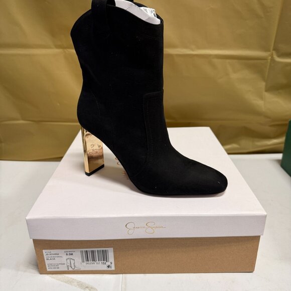 Jessica Simpson Women's Xovira Mid Calf Boot Black Size 8.5 NEW - Picture 4 of 9